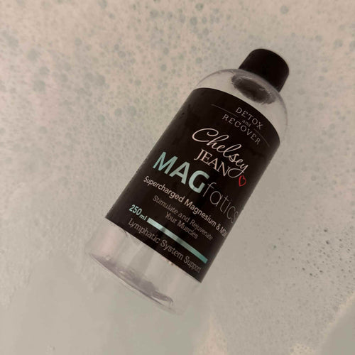 250ml magfatics oil in a bubble bath