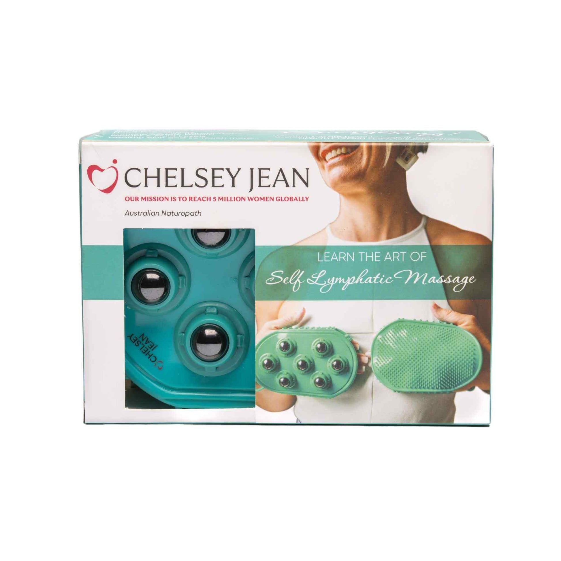 Chelsey Jean dual action lymphatic gloves in a box